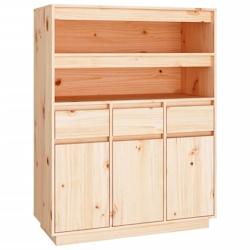 Helloshop26 - Buffet bahut commode armoire meuble de rangement organisateur cuisine salle de séjour salon haut 89 x 40 x 116,5 cm 02_0032197 - 300021_0