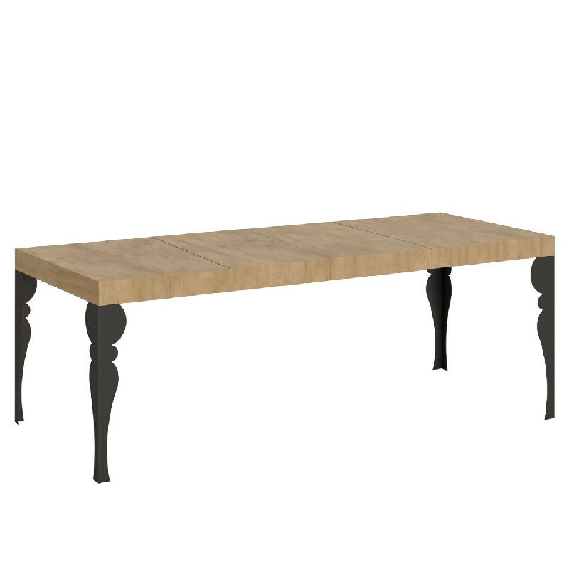 Itamoby Table Extensible 90X160/264 Cm Paxon Premium Chêne Nature Structure Anthracite - marron 8050598102206_0