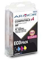 PACK CARTOUCHES OWA COMPATIBLES HP 920XL 4 COULEURS POUR IMPRIMANTE JET D'ENCRE