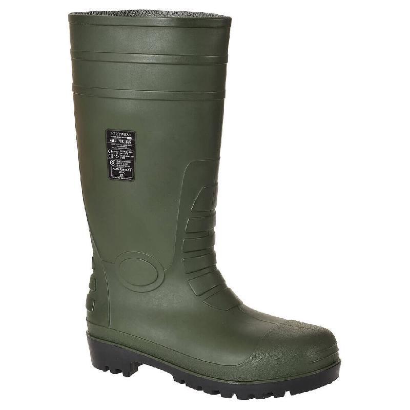 Paire de bottes de sécurité vertes PVC Wellington S5 SRC - BTWLPVCVT-PW06_0