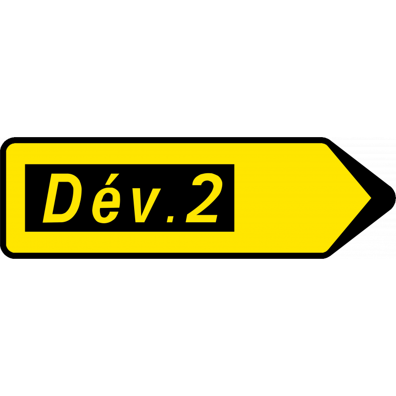 Panneau temporaire direction de déviation KD22a-2_0
