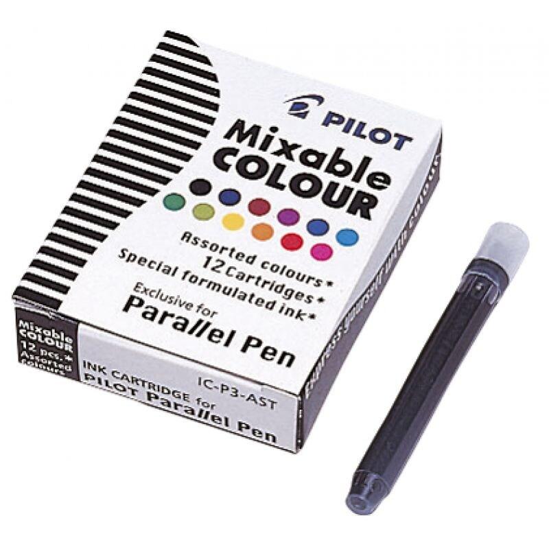 Pilot Boîte de 6 cartouches d'encre pour stylo Parallel Pen, couleur turquoise - 4902505192272_0