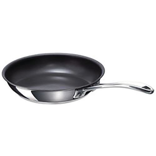 POÊLE LISSE ANTIADHÉSIVE EN ACIER INOXYDABLE DE 28CM