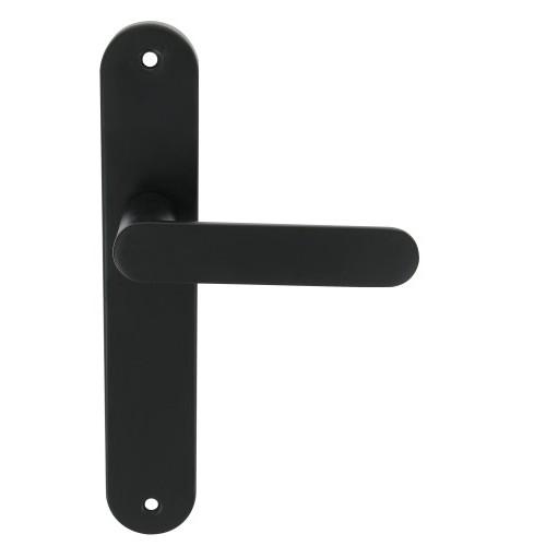 POIGNÉES SUR PLAQUES CLÉ L - ALUMINIUM NOIR MAT - MEUDON CADAP
