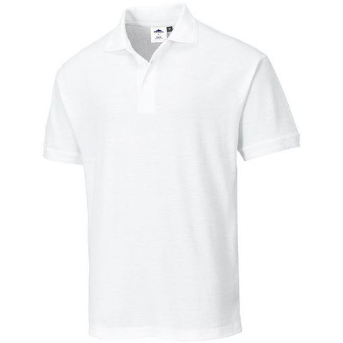 POLO DE TRAVAIL À MANCHES COURTES NAPLES B210 BLANC XL - PORTWEST