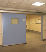 Porte étanche coulissante SP 450 - usage en laboratoires, salles blanches, hôpitaux_0