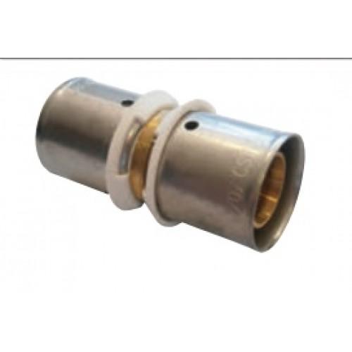 RACCORD PER À SERTIR - UNION ÉGALE - DIAMÈTRE 20 MM BOUTTÉ