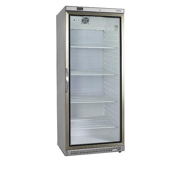 Réfrigérateur vitré gn2/1 605 litres extérieur inox porte aluminium - UR600SG_0