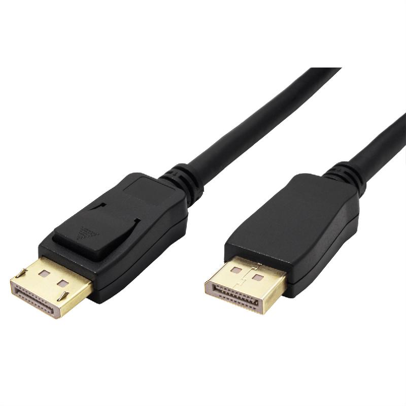 ROLINE GREEN Câble DisplayPort v2.1, 16K@60Hz, 80Gbit/s, UHBR20, DP M-M, noir, 1 m_0