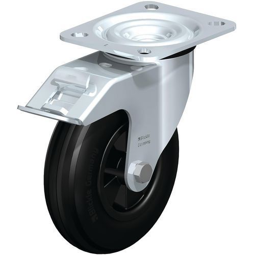 ROUE À BANDAGE CAOUTCHOUC SOUPLE L-VWPP 125G-FI - BLICKLE