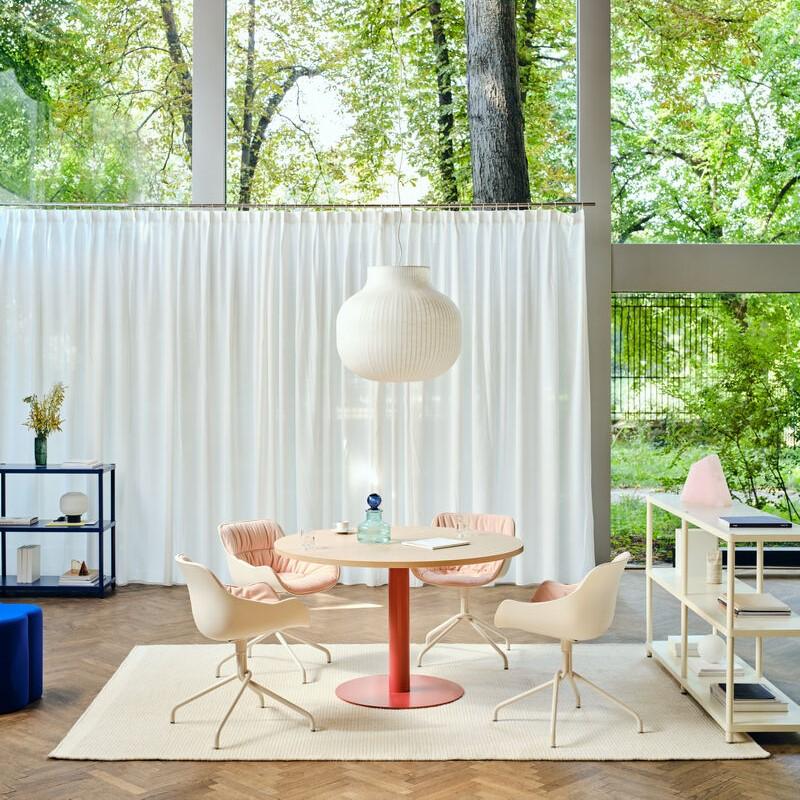 Siège pivotant Baltic Soft Duo MDD - recyclé et confortable avec piètement pyramidal_0