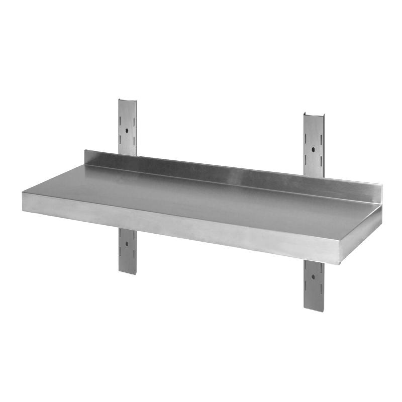 Skyrainbow Tablette murale en acier inoxydable renforcée, 1 fond, 140x40 - THWBS1R144S_0