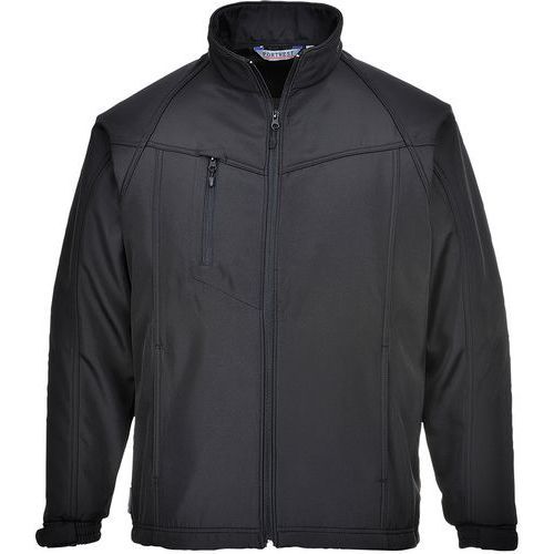VESTE SOFTSHELL OREGON - 2 COUCHES TK40 NOIR XXXL - PORTWEST