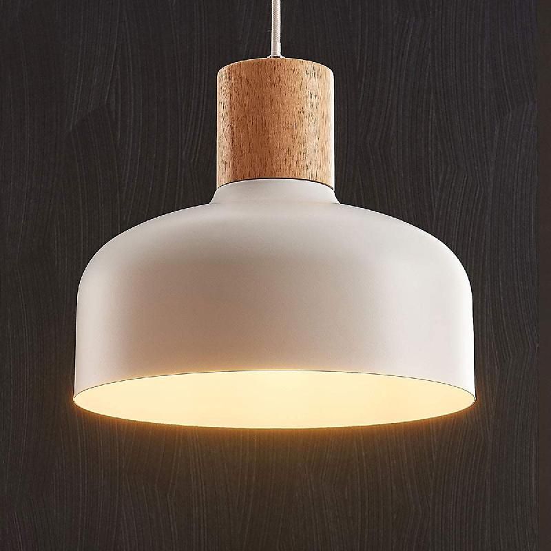 LINDBY SUSPENSION CARLISE AVEC ÉLÉMENT EN BOIS