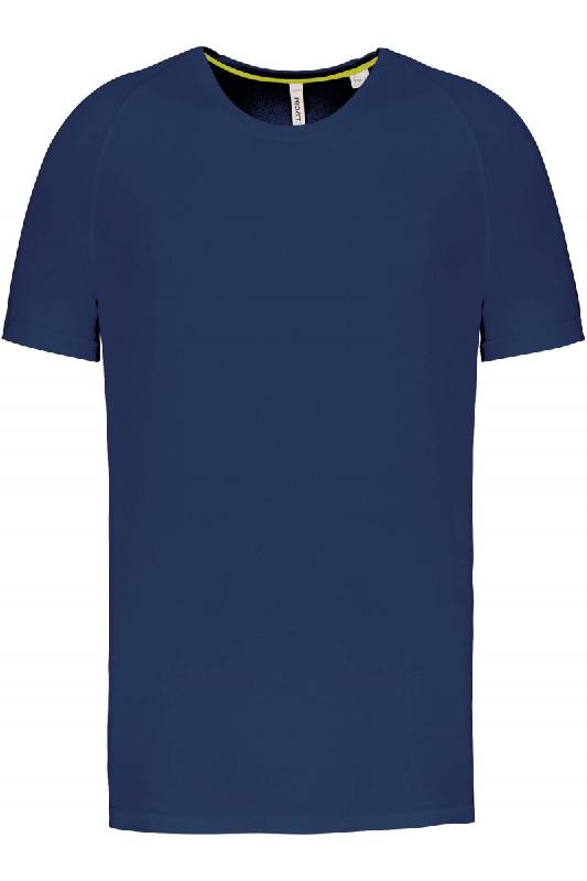 T-shirt de sport à col rond recyclé homme Sporty Navy XS 100% Polyester - XS 3663639096867_0
