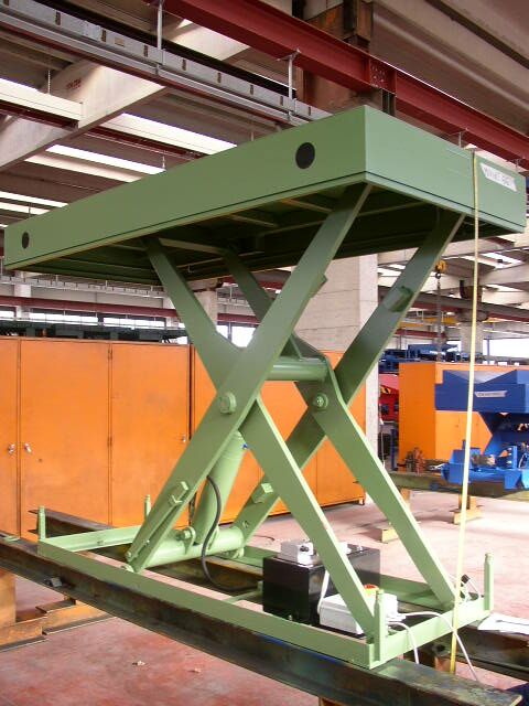 Table élévatrice - 500 à 2000 kg - Simple ou double ciseaux - Fixation au sol ou en fosse_0