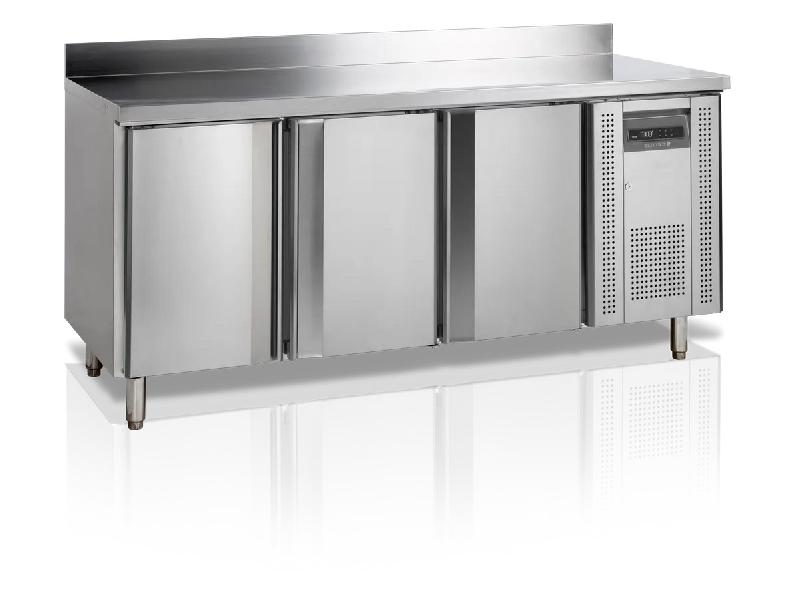 Timbre desserte réfrigérée inox central 3 portes profondeur 700 - 4... - PCK7310/-SP_0
