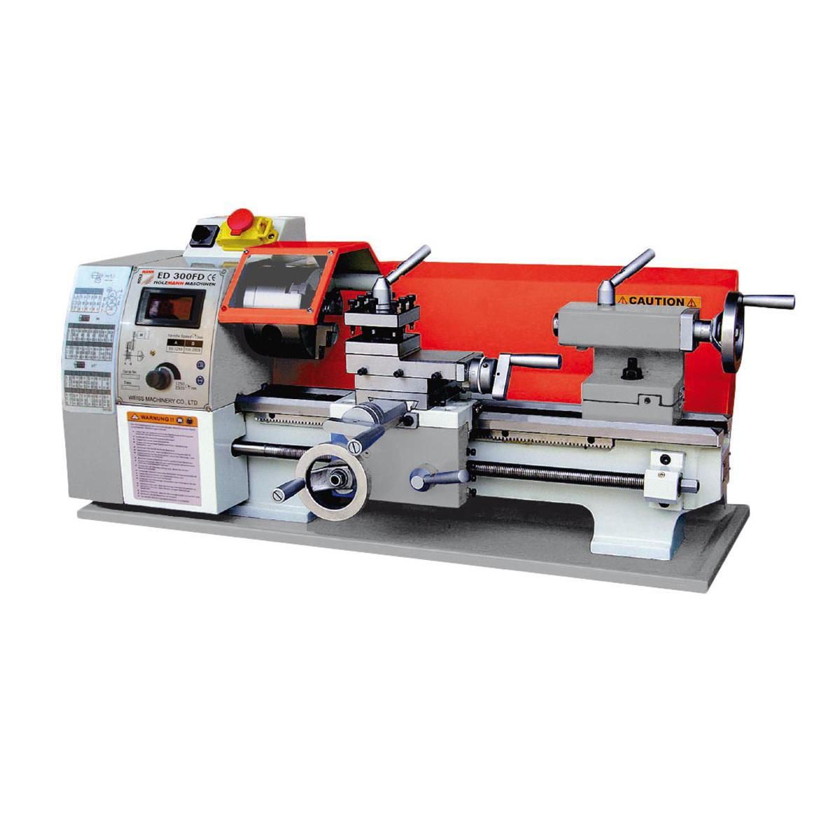 Tour métal ED300FD Holzmann - 300 mm entre-pointes - 230 V - 450 W avec variateur et afficheur de vitesse électronique_0