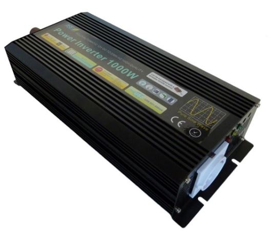 Transformateur / convertisseur de tension pur sinus 1000W - 12V DC vers 230V AC - Compact et silencieux_0