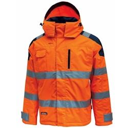 U-Power - Parka imperméable orange haute visibilité DEFENDER Orange Taille L - L orange 8033546386194_0