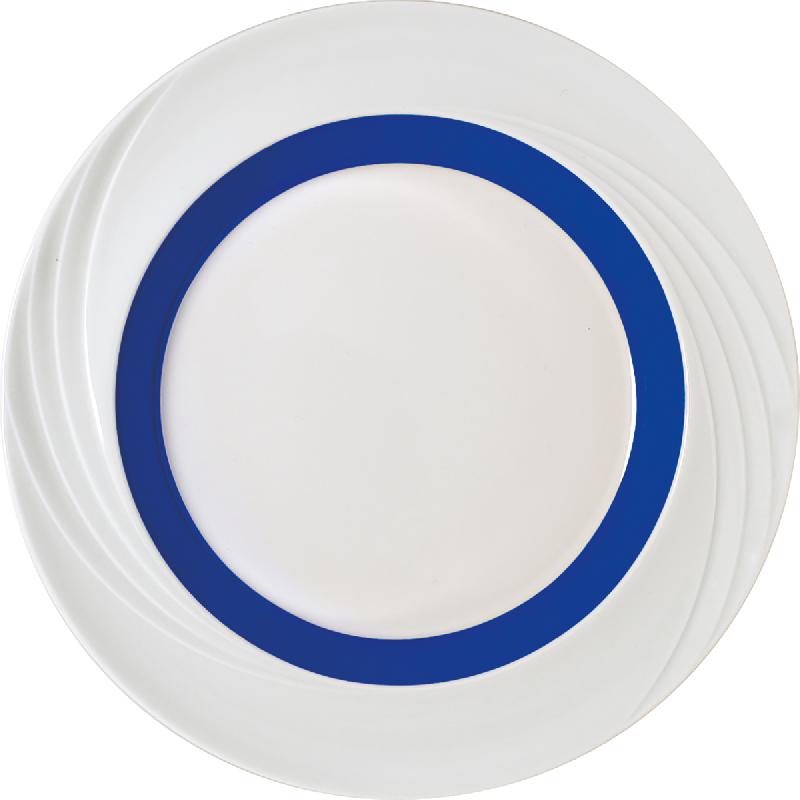 ASSIETTE PLATE ROND BLANC PORCELAINE Ø 24 CM DONNA SENIOR SCHONWALD