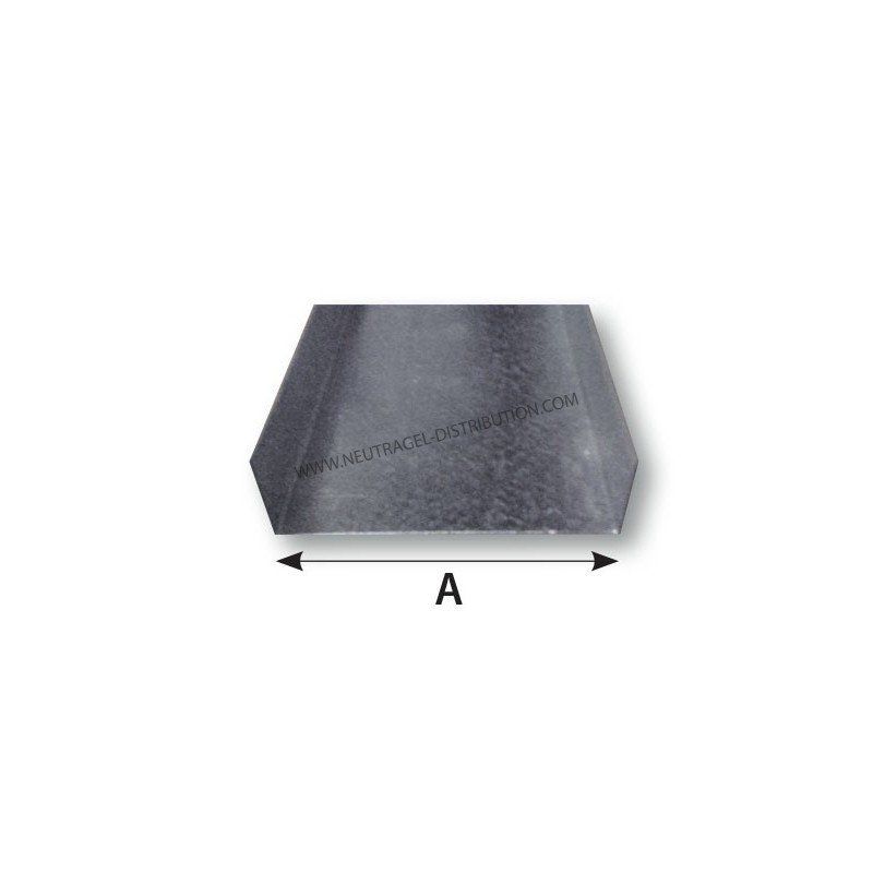 Profilé en U de sol en tôle galvanisée 90 mm - Fixation pour panneaux sandwichs - Réf. USOL90G_0