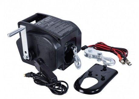 326851 - Treuil électrique compact léger Autobest - 12V, 900kg, câble acier 9m_0