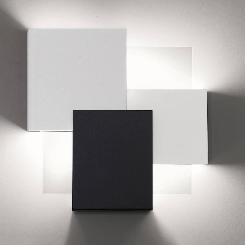LAM APPLIQUE LED GUSTAV 8060/A02 NOIR/BLANC