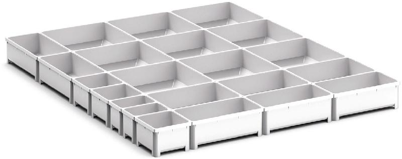 BACS RANGEMENT CUBIO EKK-6775 22 COMPARTIMENTS - BOTT - MANUTAN COLLECTIVITÉS