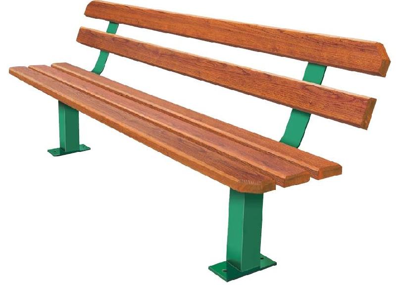 Banc public en bois - pin du nord lasuré, traité autoclave ou bois exotique - 1,95 m - Cdirect-Pro Los Angeles_0