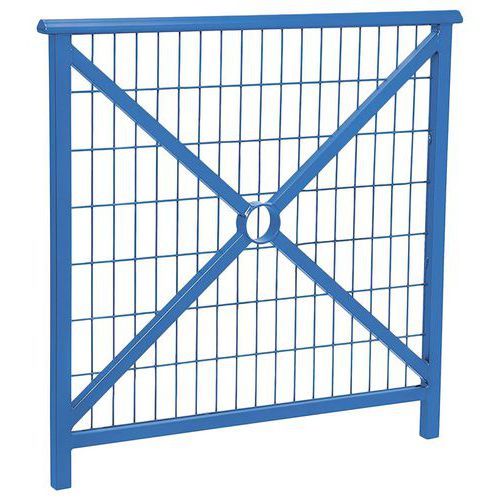 BARRIÈRE LISBONNE 1 M STRUCTURE GRILLAGÉE - ZINC BLEU 5010 - PROCITY