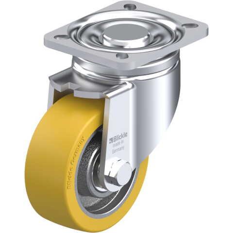 BLICKLE - ROULETTE PIVOTANTE Ø 100MM BANDAGE POLYURÉTHANE PU 450KG - LH-GTH 100K-1