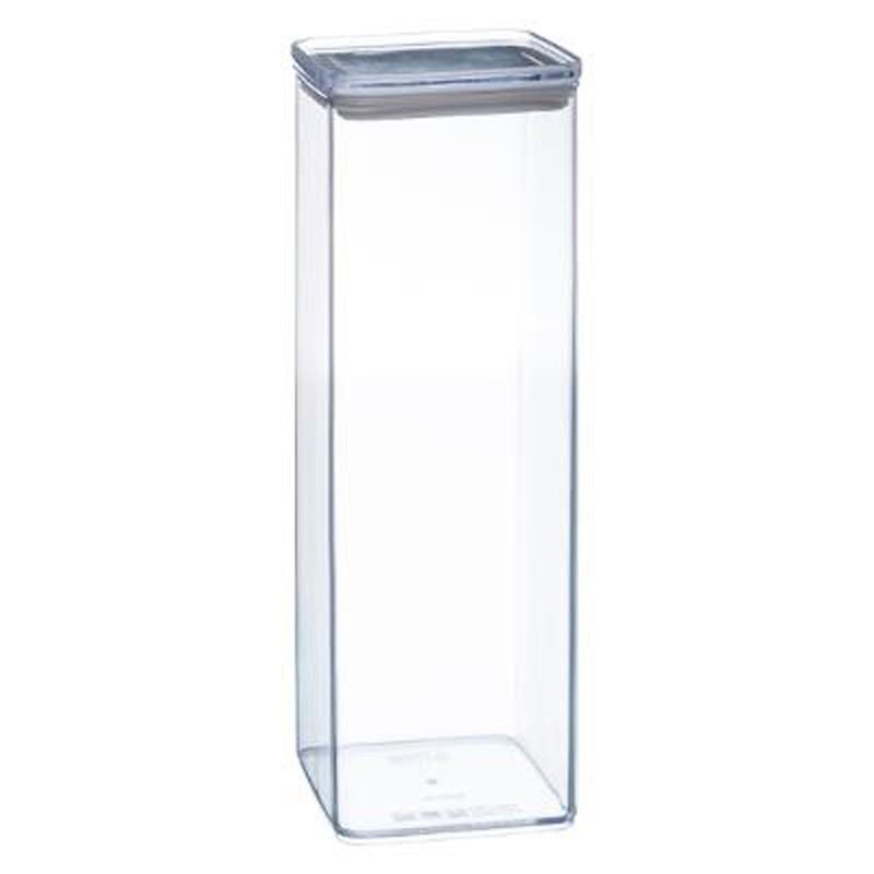 Boîte de conservation carrée Eske 2L blanc - Paris Prix - design hermétique et empilable_0