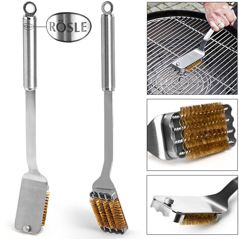BROSSE DE NETTOYAGE POUR BARBECUE RÖSLE 4 BROSSES SOUPLES EN Brosse de barbecue – Comparer les prix des Brosse de