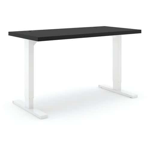 BUREAU PREMIUM RÉGLABLE ELEMENTS SOLID 1380 - NOIR - BLANC - ACTIFORCE