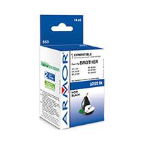 CARTOUCHE OWA COMPATIBLE BROTHER LC123 BK NOIRE POUR IMPRIMANTE JET D'ENCRE