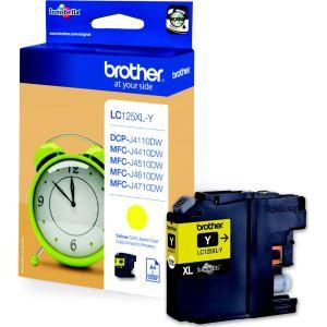 CARTOUCHE ENCRE BROTHER LC125XL  JAUNE