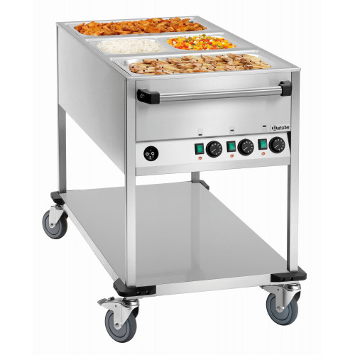 CHARIOT BAIN MARIE PROFESSIONNEL BARTSCHER - 3 X GN 1/1