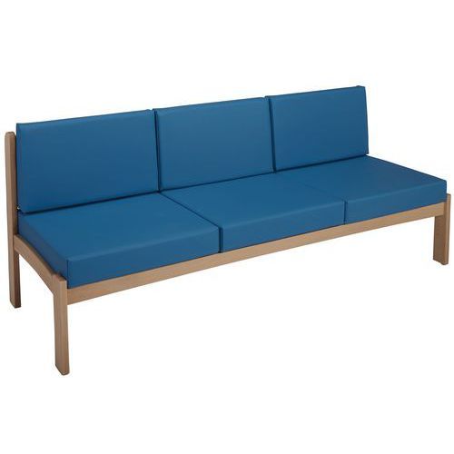 CHAUFFEUSE 3 PLACES AUTIZE STRUCTURE NATUREL PVC PÉTRÔLE - MANUTAN EXPERT
