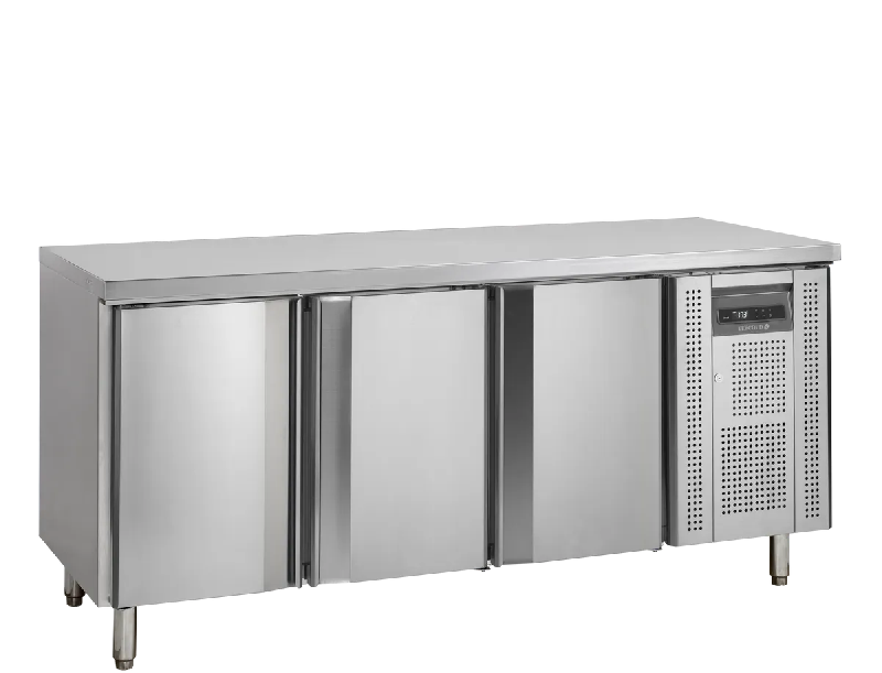 Comptoir pour saladette réfrigéré négative SK6310BT 3 portes Inox TEFCOLD_0