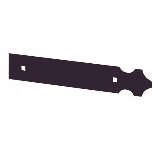 CONTRE PENTURE 11P2A POUR PENTURE DROITE 11PA - NOIR - 225MM TORBEL