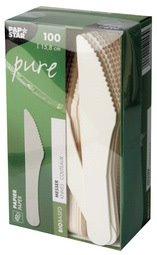 COUTEAU EN PAPIER 'PURE', LONGUEUR: 158 MM, BLANC