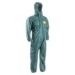 Coverguard - Combinaisons jetables à base de fims microporeux 65g/2 type 4-5-6 vert 4M42 COVERALL (Pack de 25) Vert Taille 2XL - Taille unique vert m_0