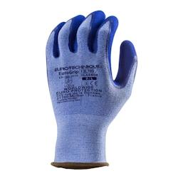 Coverguard - Gants de protection en milieu humide double enduction latex finition grainée EUROLITE 13L700 (Pack de 10) Bleu Taille 8 - bleu 545056402_0