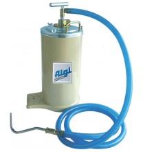 Distributeur d'huile manuel 12L - Algi - pour transfert d'huiles de toutes viscosités avec flexible 3m et sortie coudée 200mm_0
