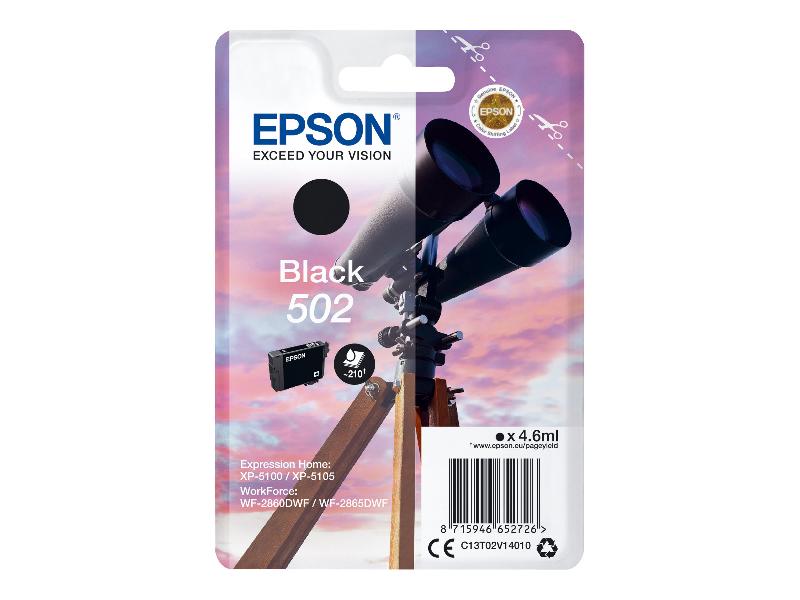 EPSON 502 - NOIR - ORIGINAL - CARTOUCHE D'ENCRE