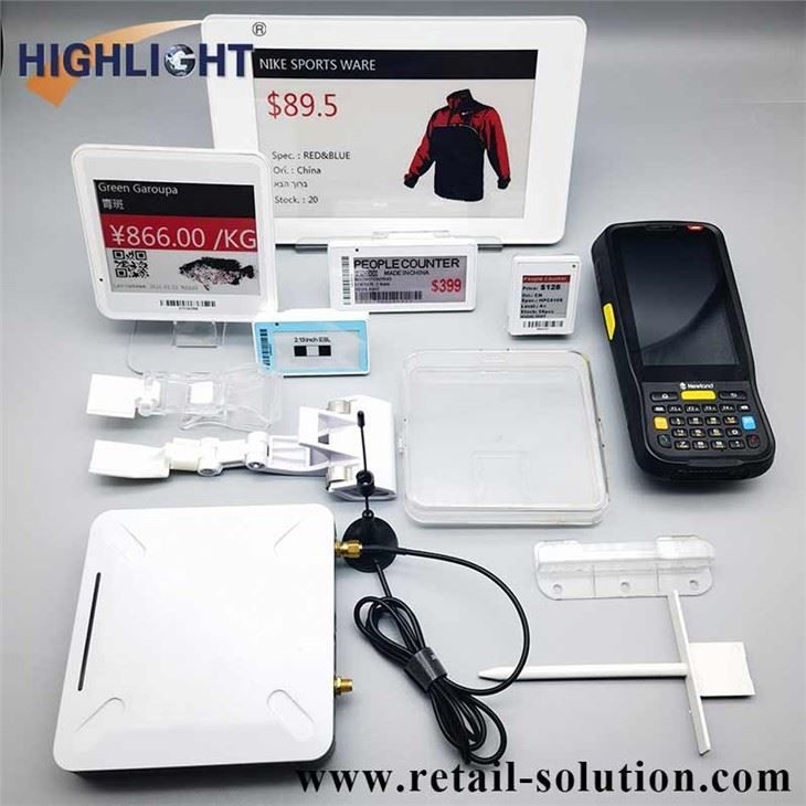 Étiquette électronique ESL - Highlight Manufacturing Corp., Limited - radiofréquence 433MHZ, tailles de 1,54'' à 11,6''_0