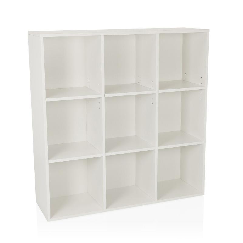 Étagère / séparateur de pièce BJORKE 97,5 x 30 x 100 cm blanc hjh LIVING - blanc multi-matériau 928012_0