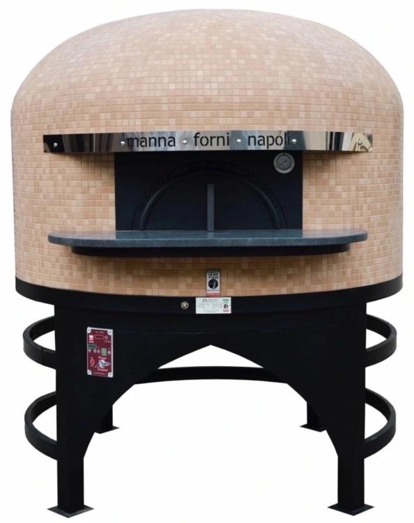 Four à pizza hybride rotatif MFRO140DLG - 12-13 pizzas - Manna Forni_0