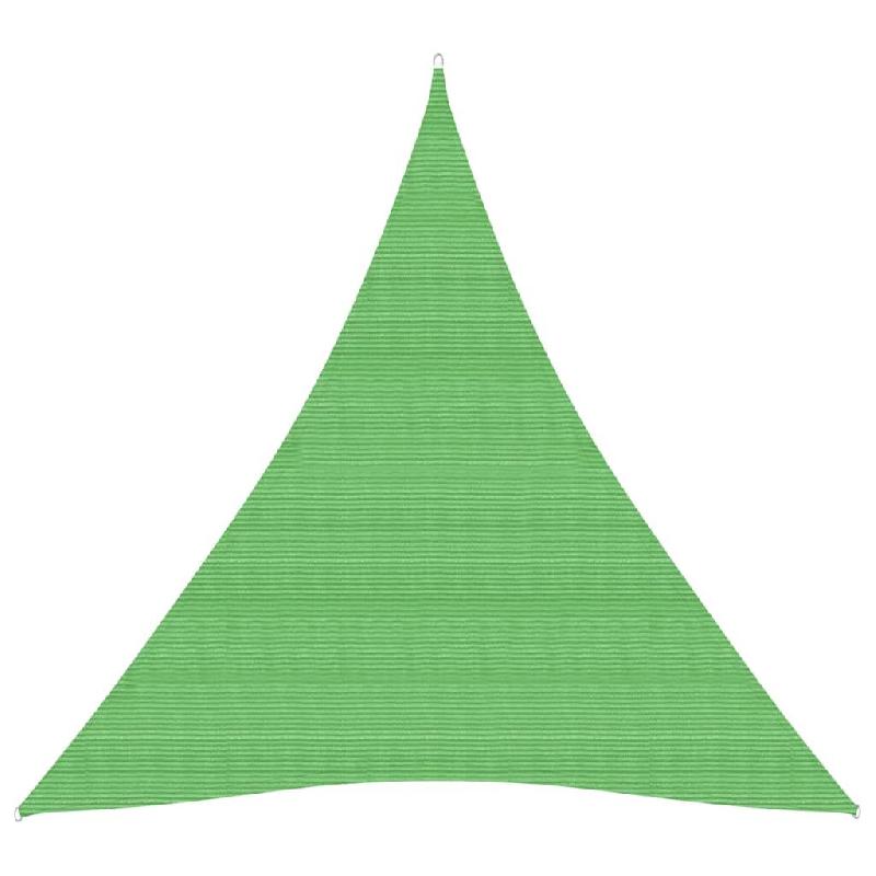 Helloshop26 - Voile d'ombrage 160 g/m² vert clair 5 x 7 x 7 m PEHD 02_0009400 - vert 3000507747764_0